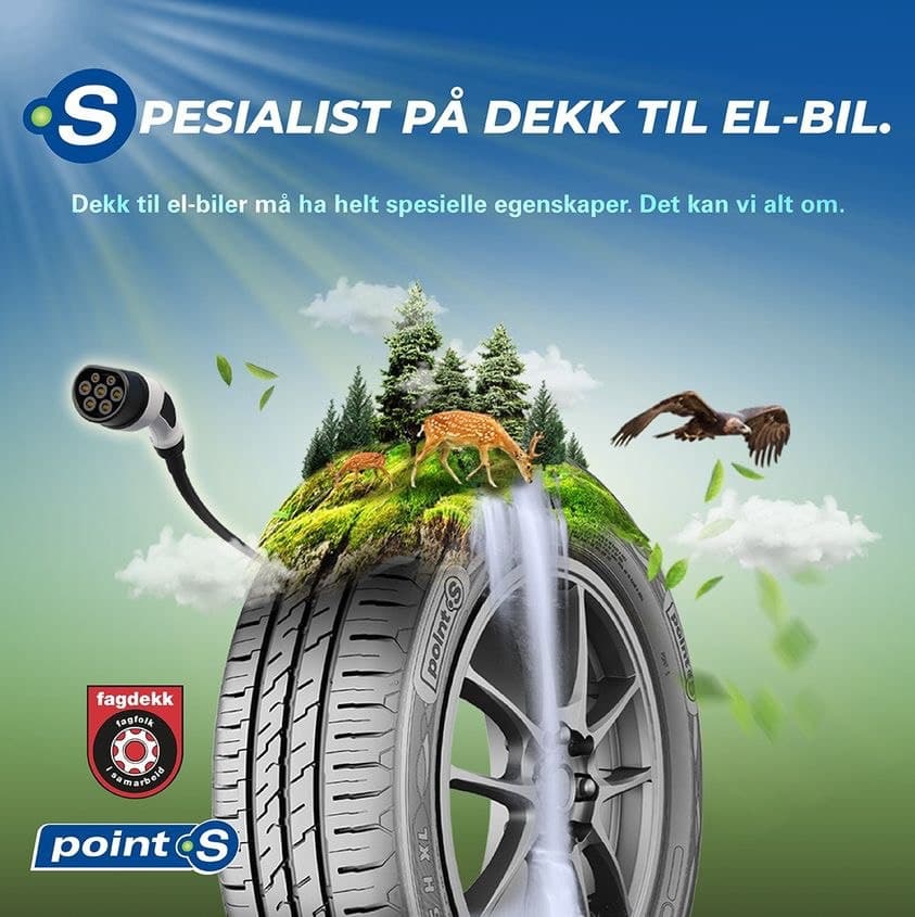 Point-S Spesialist på dekk til elbil